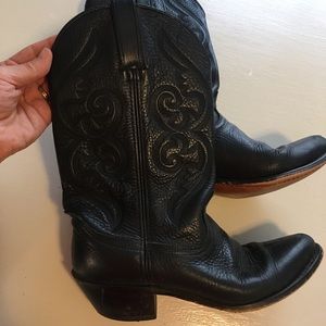 Black Cowboy Boots size 7.5